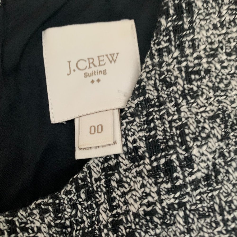 J.Crew Herringbone Suiting Dress Size 00 - Picture 3 of 5